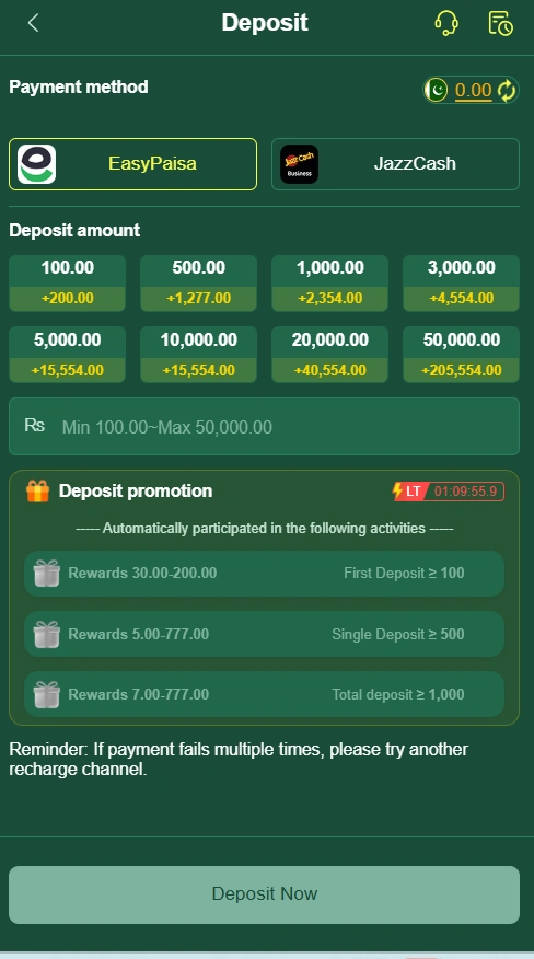 UK777 Game deposit